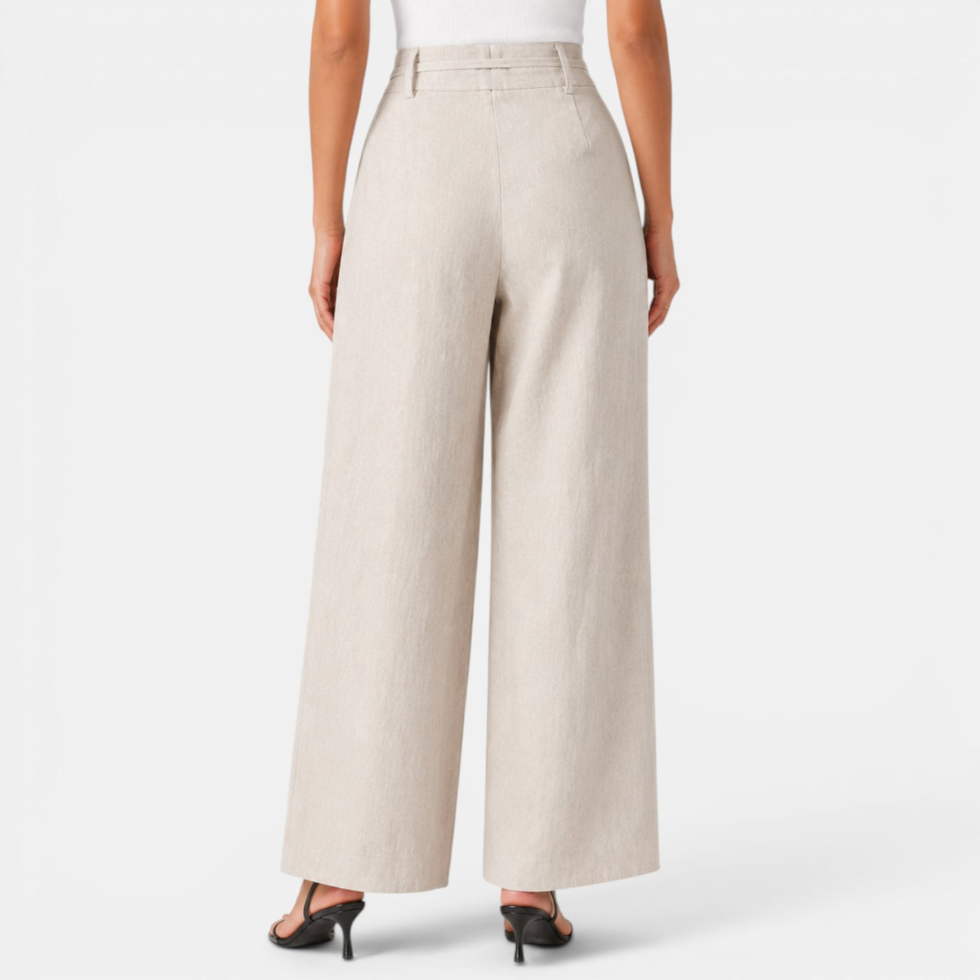 Women's Wide Linen Trousers