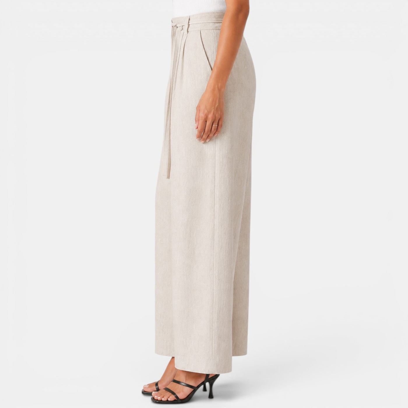 Women's Wide Linen Trousers