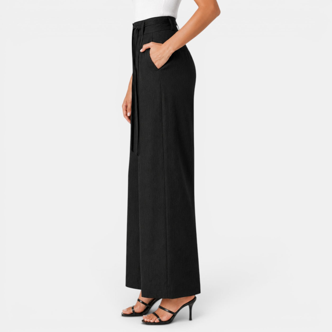 Women's Wide Linen Trousers