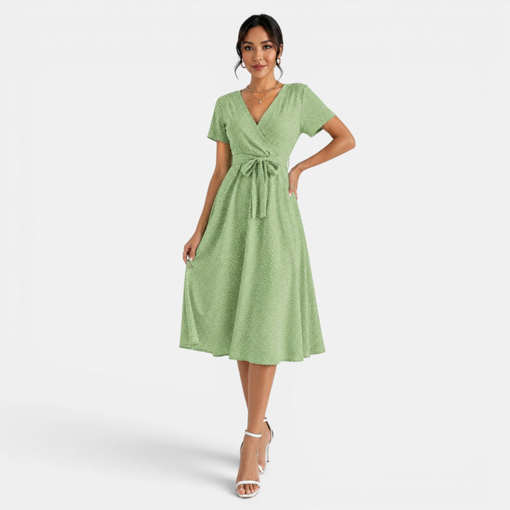 Vestido Midi Floral Mujer