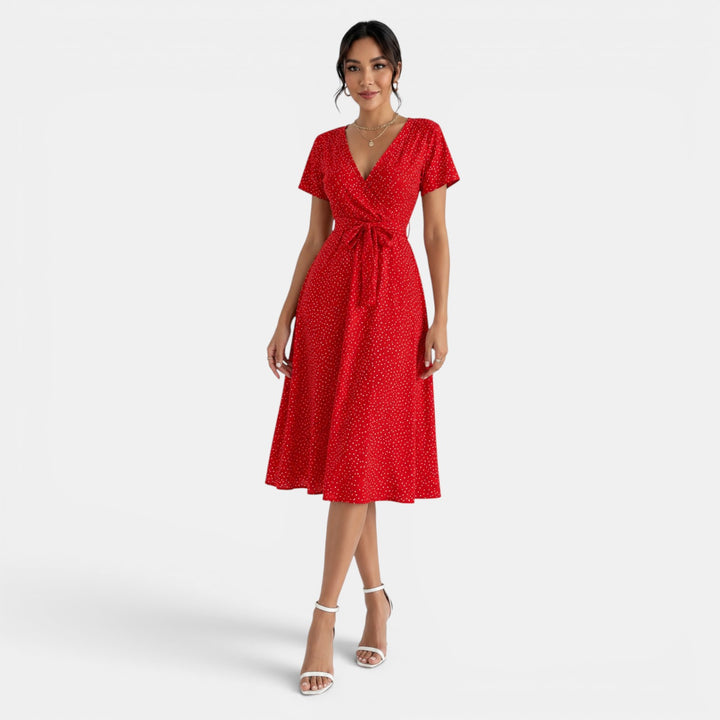 Vestido Midi Floral Mujer