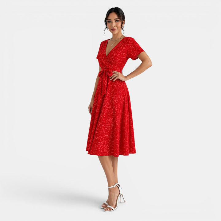 Vestido Midi Floral Mujer
