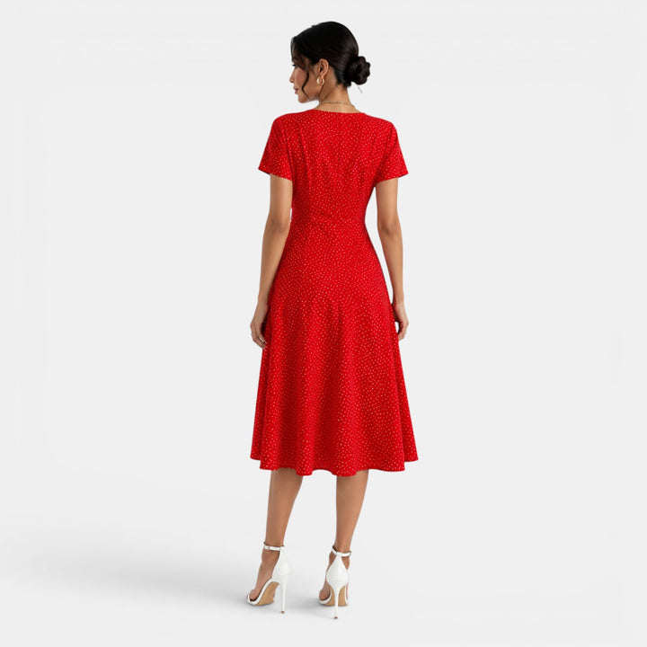 Vestido Midi Floral Mujer