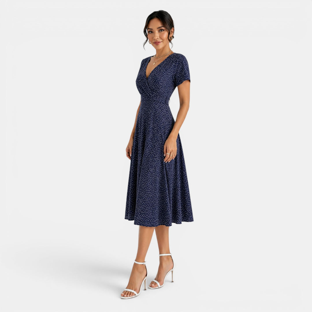 Vestido Midi Floral Mujer