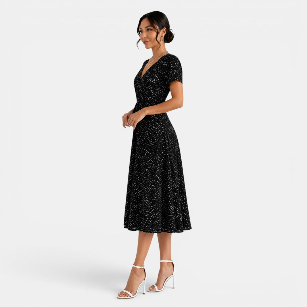 Vestido Midi Floral Mujer