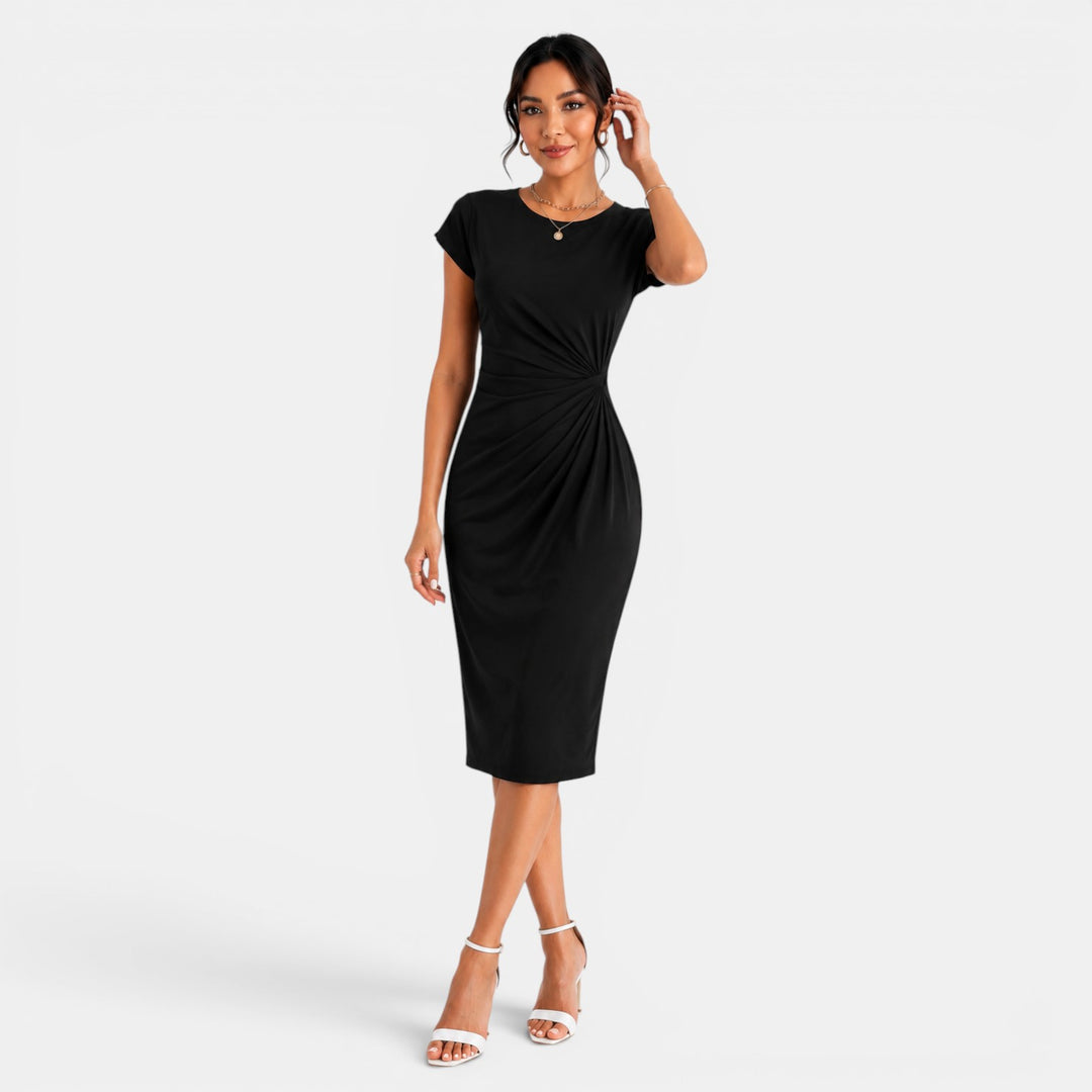 Vestido Midi Ajustado Mujer