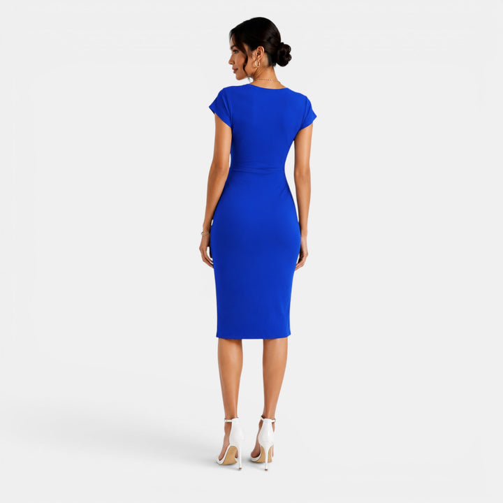 Vestido Midi Ajustado Mujer