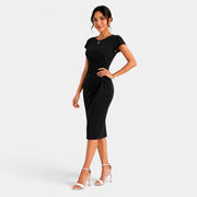 Women's Fitted Midi Dress