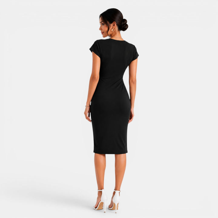 Vestido Midi Ajustado Mujer