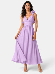 Vestido de Fiesta Mujer Floral