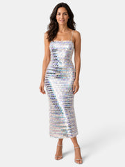 Vestido de Fiesta Midi Lentejuelas