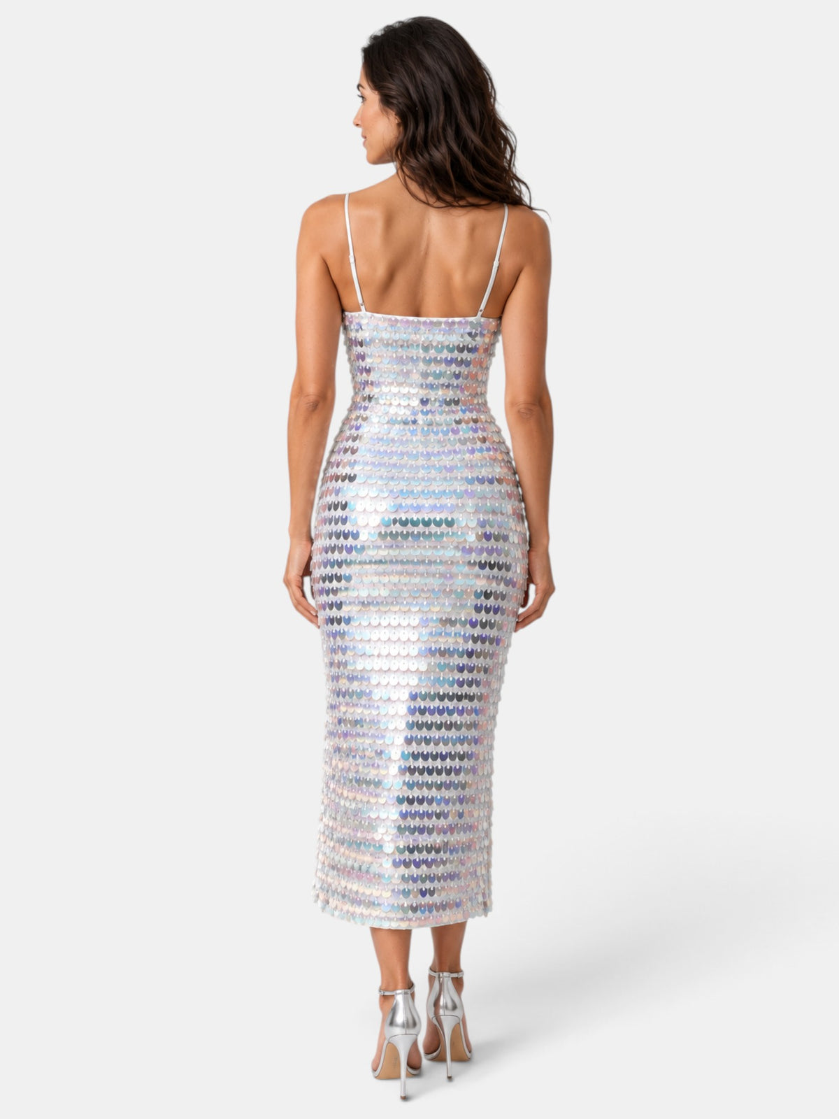 Vestido de Fiesta Midi Lentejuelas
