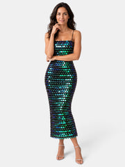Vestido de Fiesta Midi Lentejuelas
