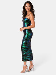 Vestido de Fiesta Midi Lentejuelas