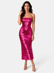 Vestido de Fiesta Midi Lentejuelas