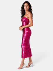 Vestido de Fiesta Midi Lentejuelas