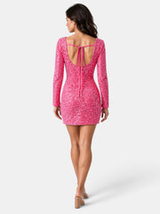 Vestido de Fiesta Mujer Corto Lentejuelas