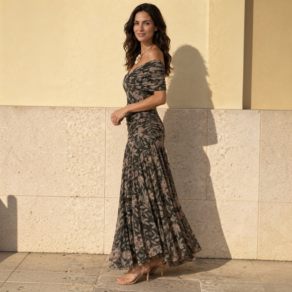 Long Floral Wedding Guest Dress