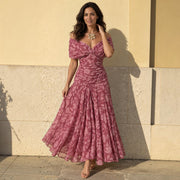 Long Floral Wedding Guest Dress