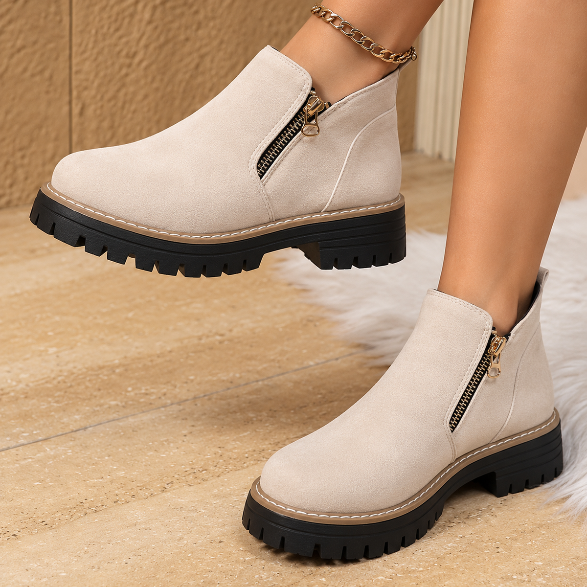 Botines Mujer Cómodos Soporte Arco