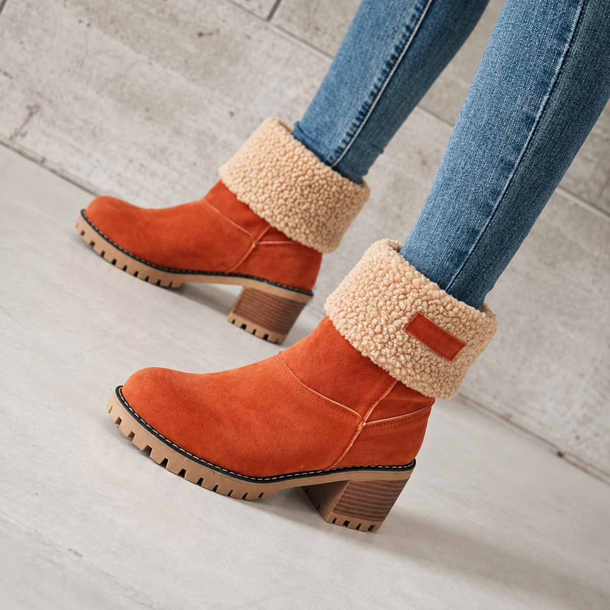 Botines Mujer Forrados Pelo Invierno