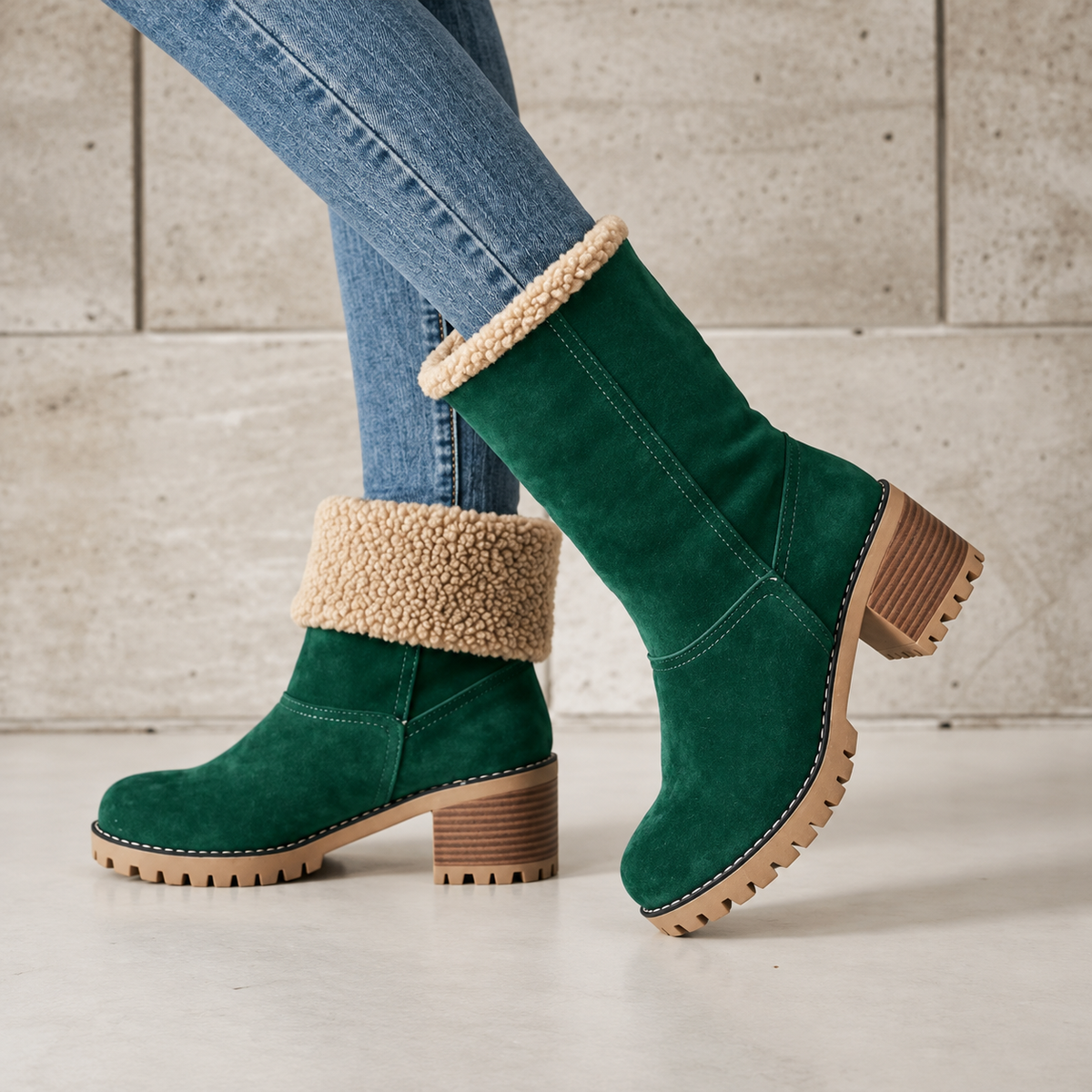 Botines Mujer Forrados Pelo Invierno