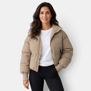 Chaqueta Corta Mujer Acolchada Ligera Invierno
