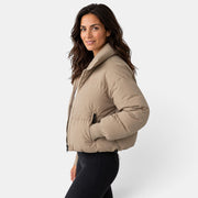 Chaqueta Corta Mujer Acolchada Ligera Invierno