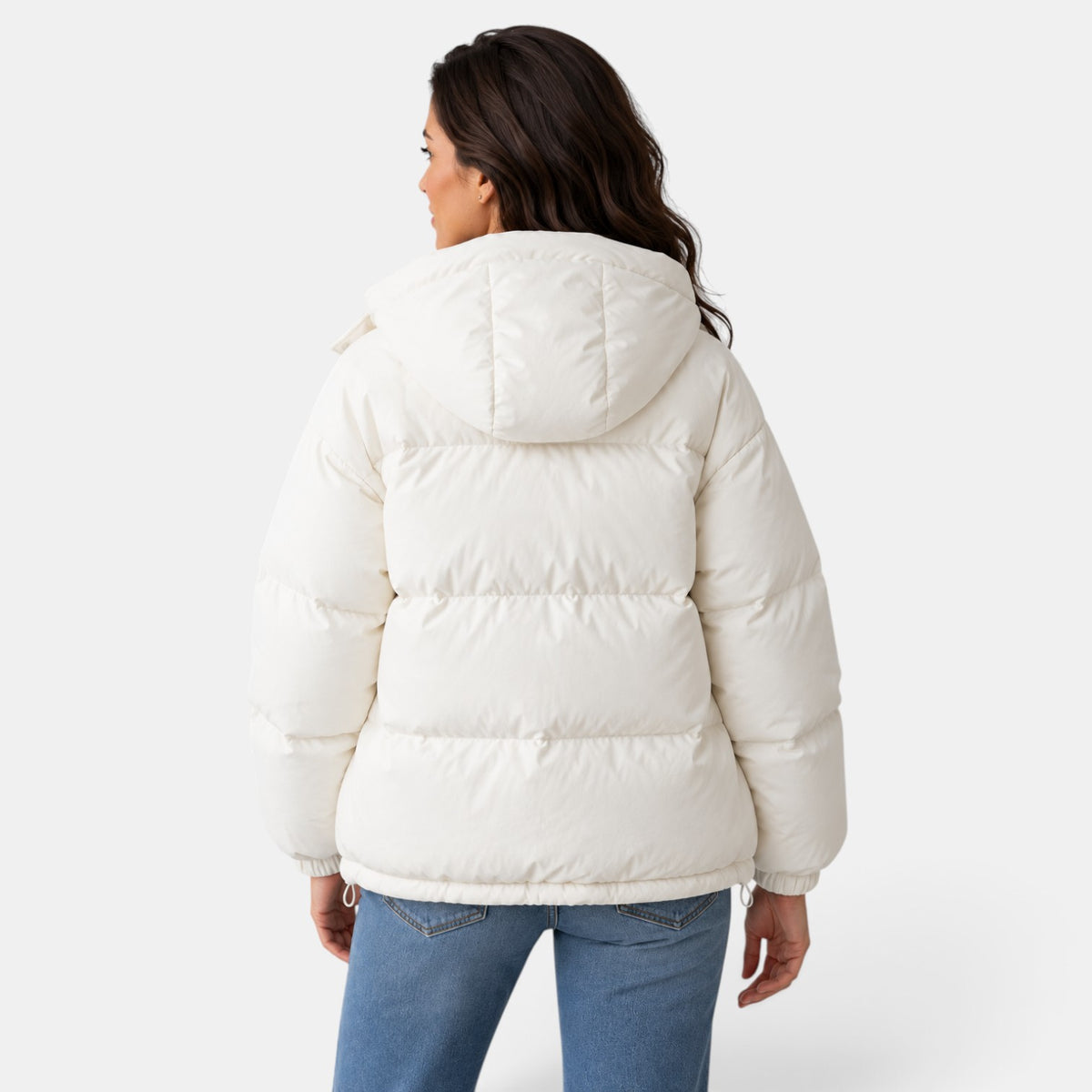 Chaqueta Acolchada Unisex Invierno con Capucha