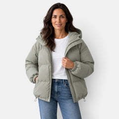 Chaqueta Acolchada Unisex Invierno con Capucha