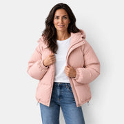 Chaqueta Acolchada Unisex Invierno con Capucha