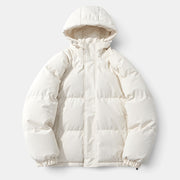 Chaqueta Acolchada Unisex Invierno con Capucha