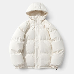 Chaqueta Acolchada Unisex Invierno con Capucha