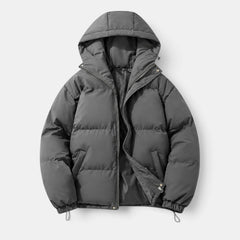 Chaqueta Acolchada Unisex Invierno con Capucha