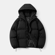 Chaqueta Acolchada Unisex Invierno con Capucha