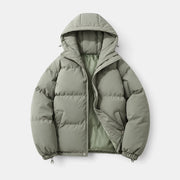 Chaqueta Acolchada Unisex Invierno con Capucha