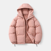 Chaqueta Acolchada Unisex Invierno con Capucha