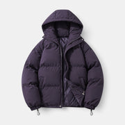 Chaqueta Acolchada Unisex Invierno con Capucha