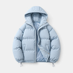 Chaqueta Acolchada Unisex Invierno con Capucha