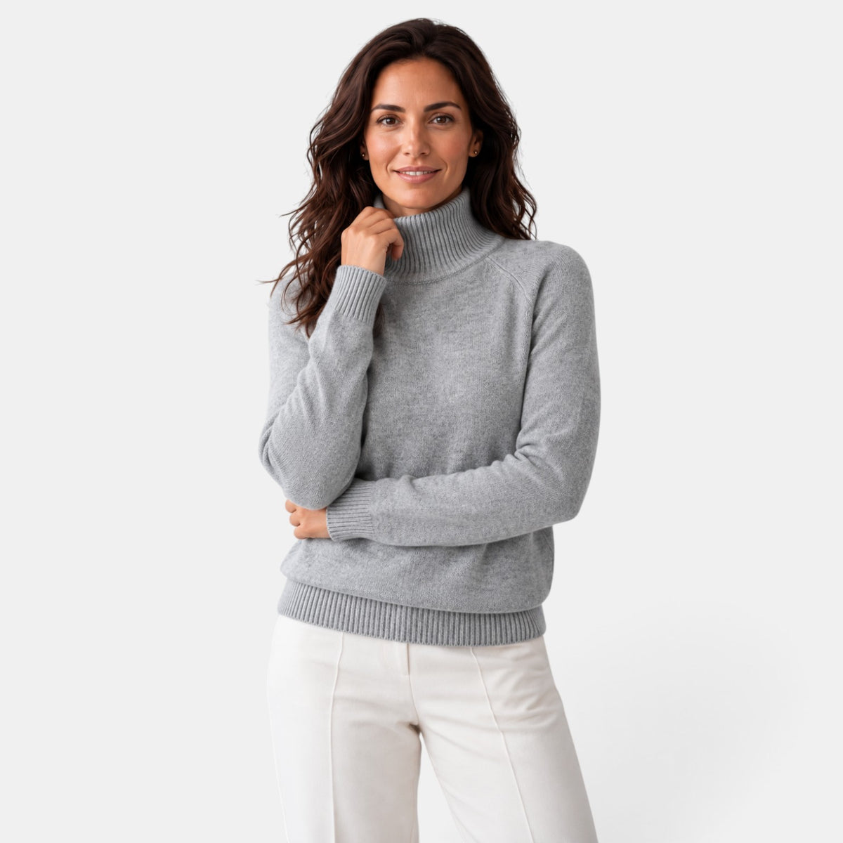 Women's Fine-Knit Turtleneck Sweater