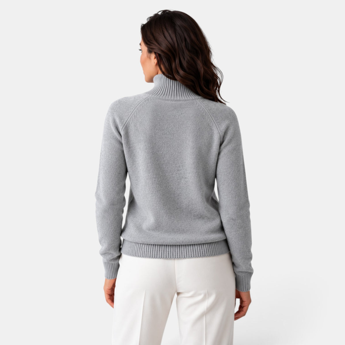 Women's Fine-Knit Turtleneck Sweater