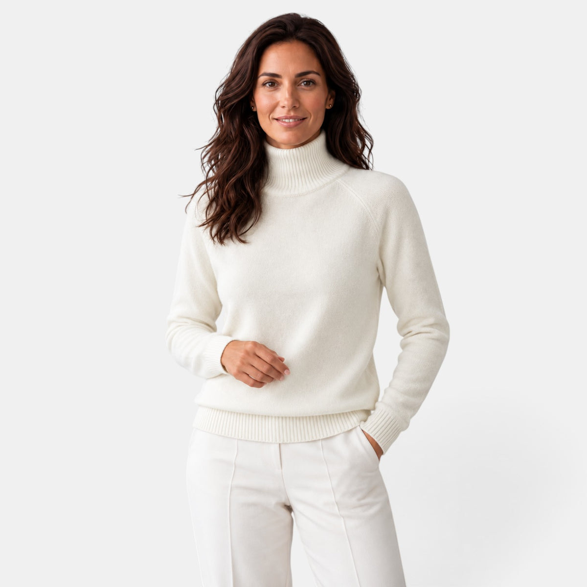 Women's Fine-Knit Turtleneck Sweater