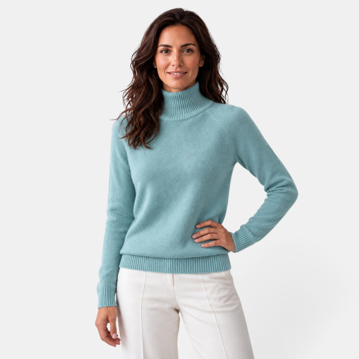 Women's Fine-Knit Turtleneck Sweater
