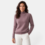 Women's Fine-Knit Turtleneck Sweater