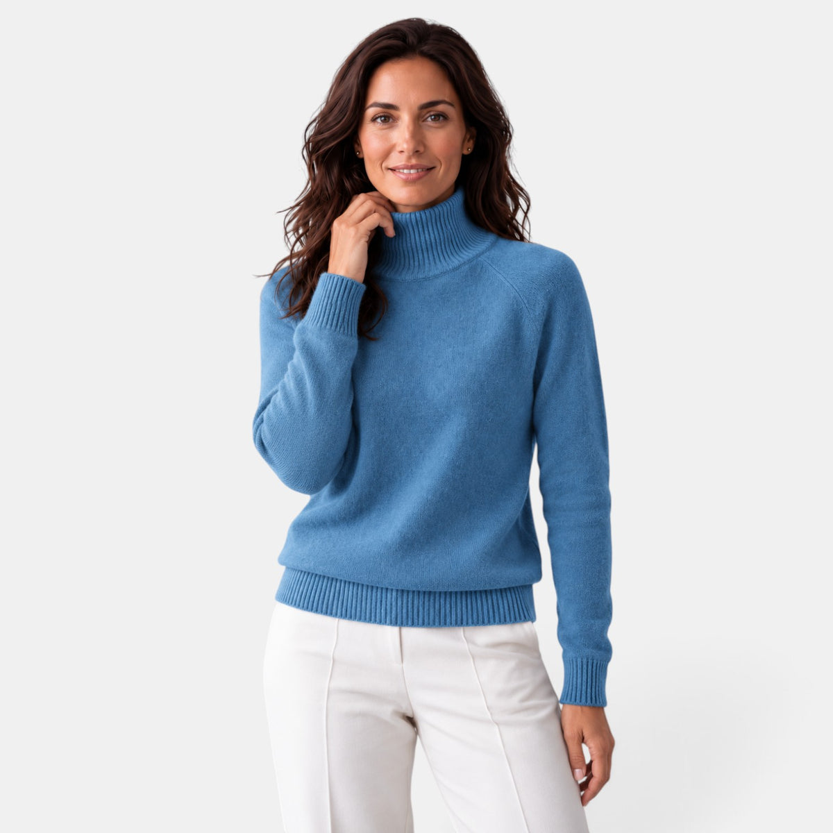 Women's Fine-Knit Turtleneck Sweater