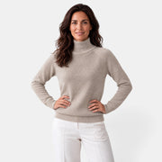Women's Fine-Knit Turtleneck Sweater