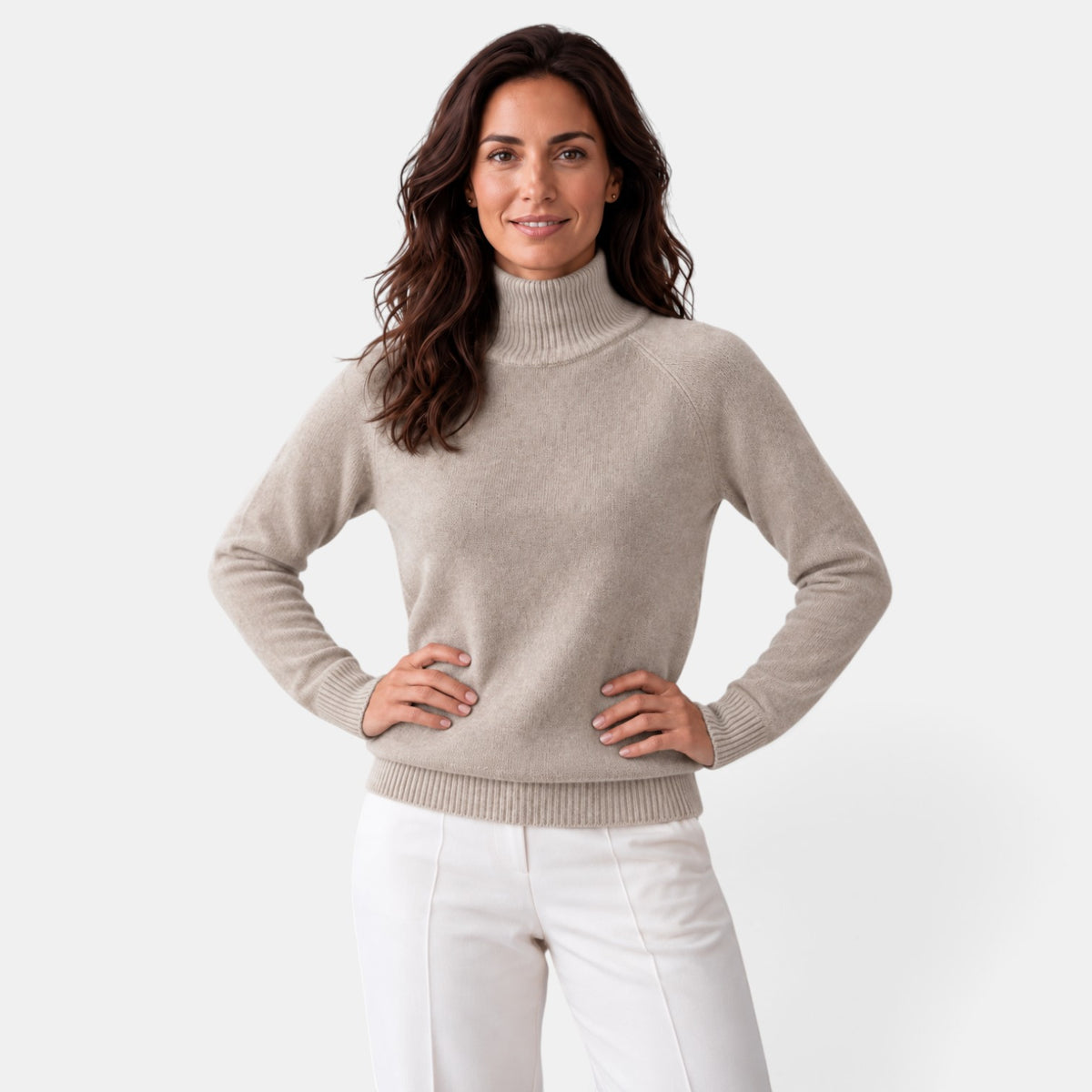 Women's Fine-Knit Turtleneck Sweater