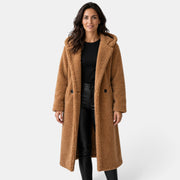 Women's Oversized Teddy Coat with Hood