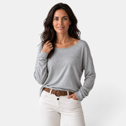 Jersey Mujer Punto Fino Cuello Redondo Ligero