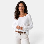 Jersey Mujer Punto Fino Cuello Redondo Ligero